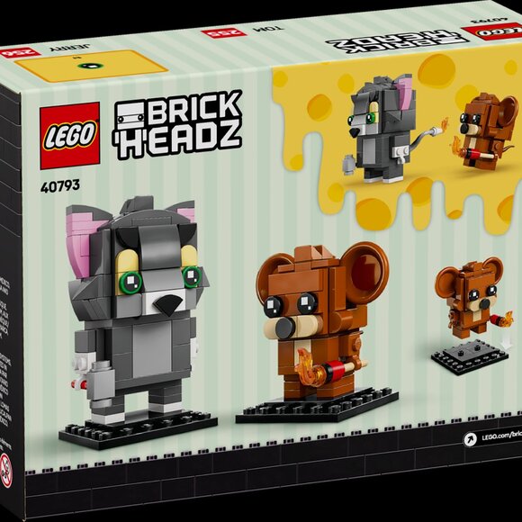 LEGO 40793 Brickheadz Tom and Jerry Figures NIB NEW in Hand - Picture 9 of 10